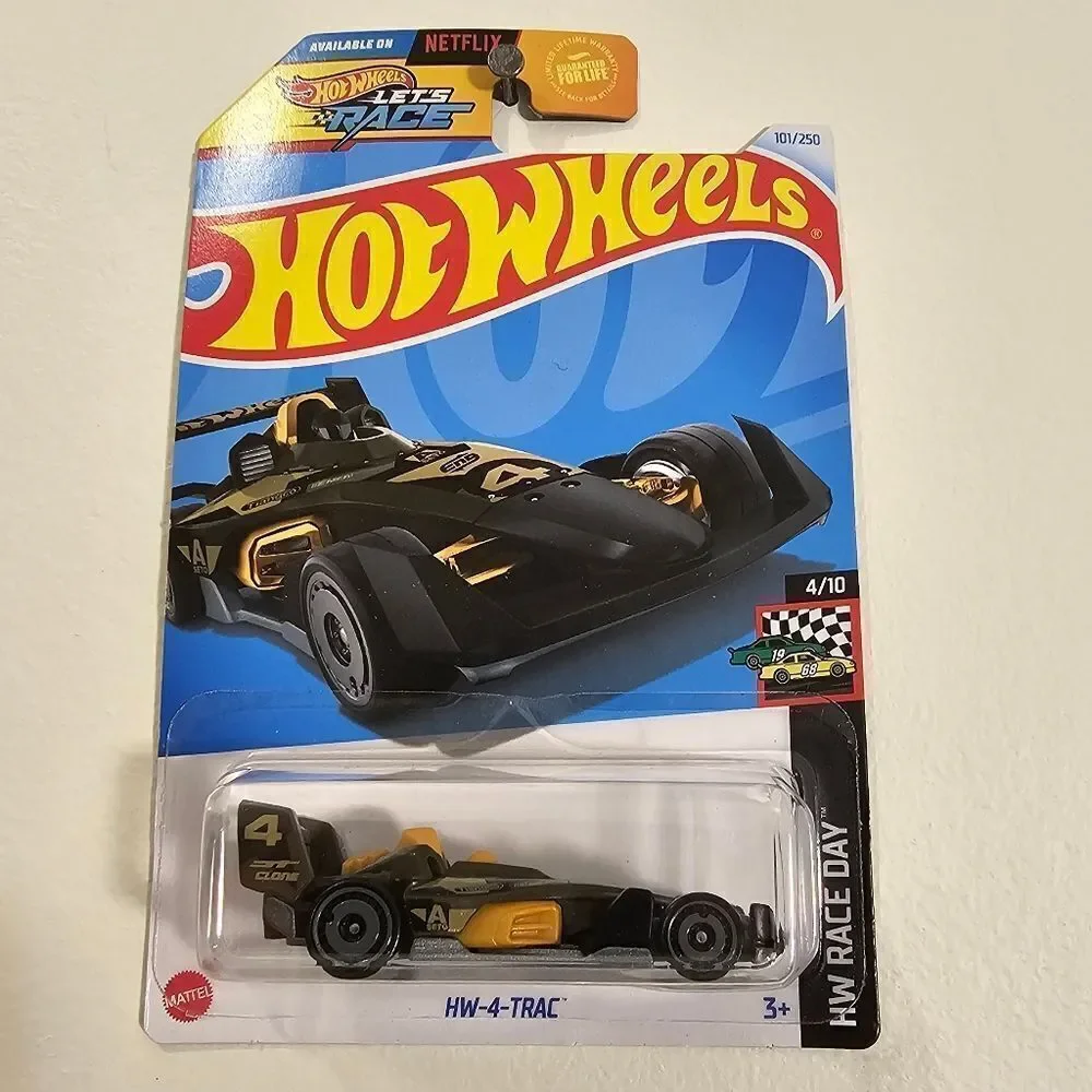 Hot WheelsCar HW 4 Trac Race Day Hotwheels Racer Netflix Lets Race